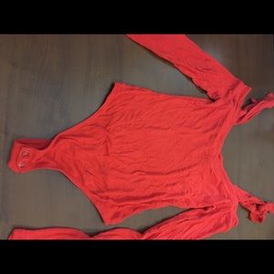 Express off shoulder body suit